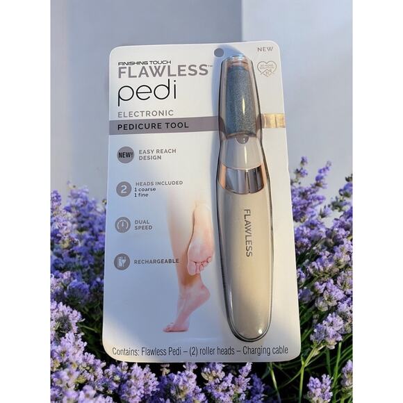 Finishing Touch FLAWLESS Pedi Electronic Rechargeable Pedicure Tool NEW - Picture 1 of 2